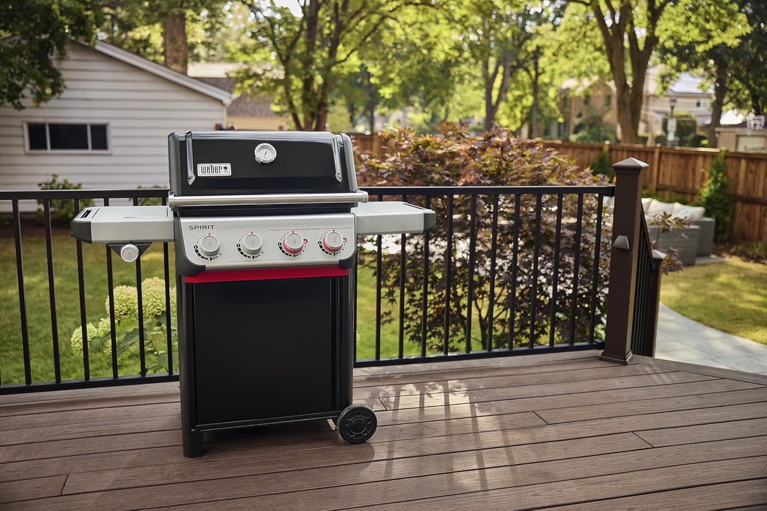 image:imageWeber Spirit E435 Gas Grill for Outdoor Cooking Liquid Propane Black4Burner E435 Liquid Propane