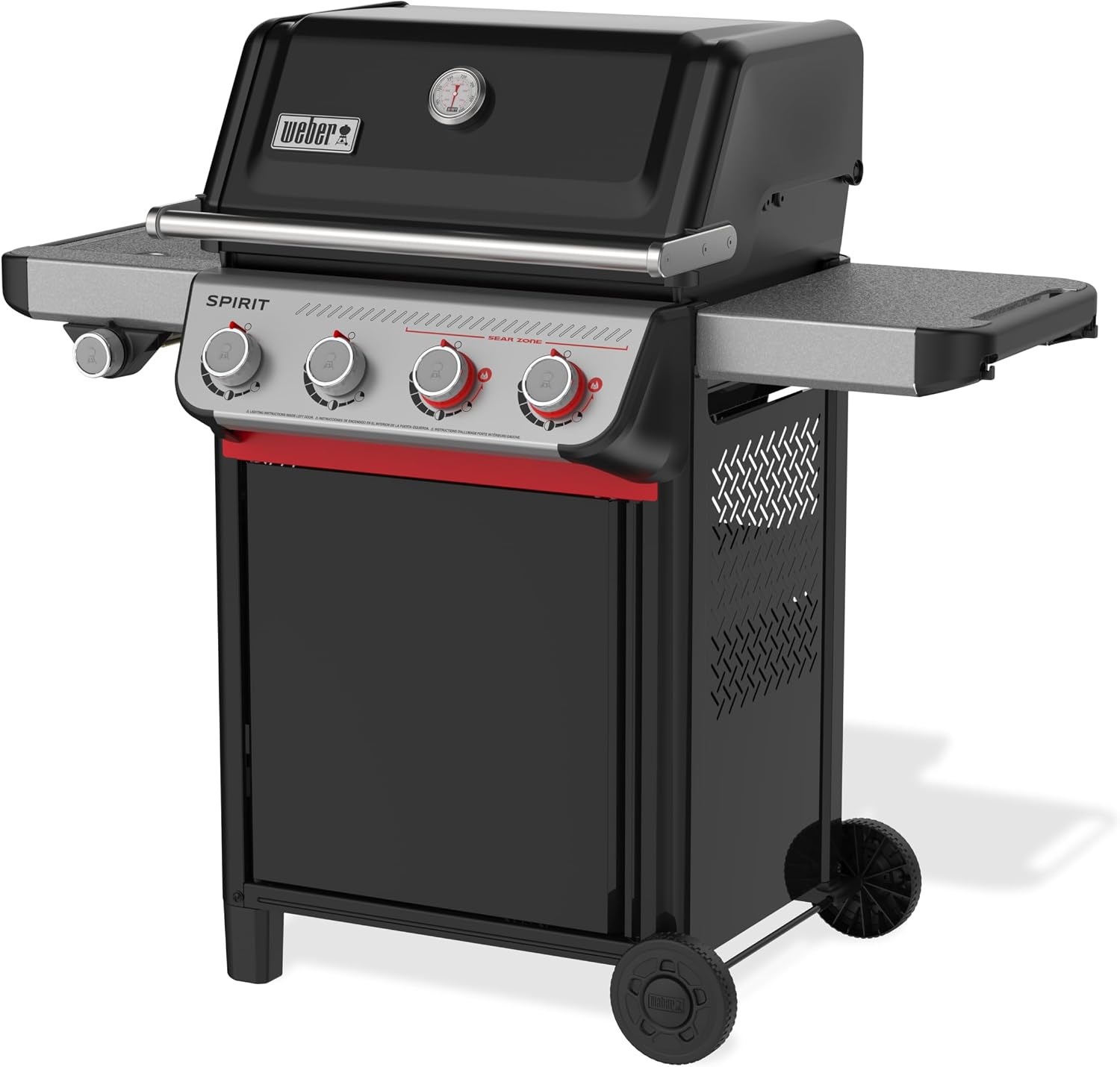 image:imageWeber Spirit E435 Gas Grill for Outdoor Cooking Liquid Propane Black4Burner E435 Liquid Propane