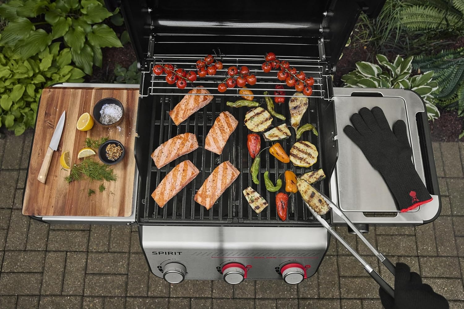 image:imageWeber Spirit EP425 Natural Gas Grill for Outdoor Cooking and BBQ 4 Boost Burners Black3Burner EP325 Natural Gas