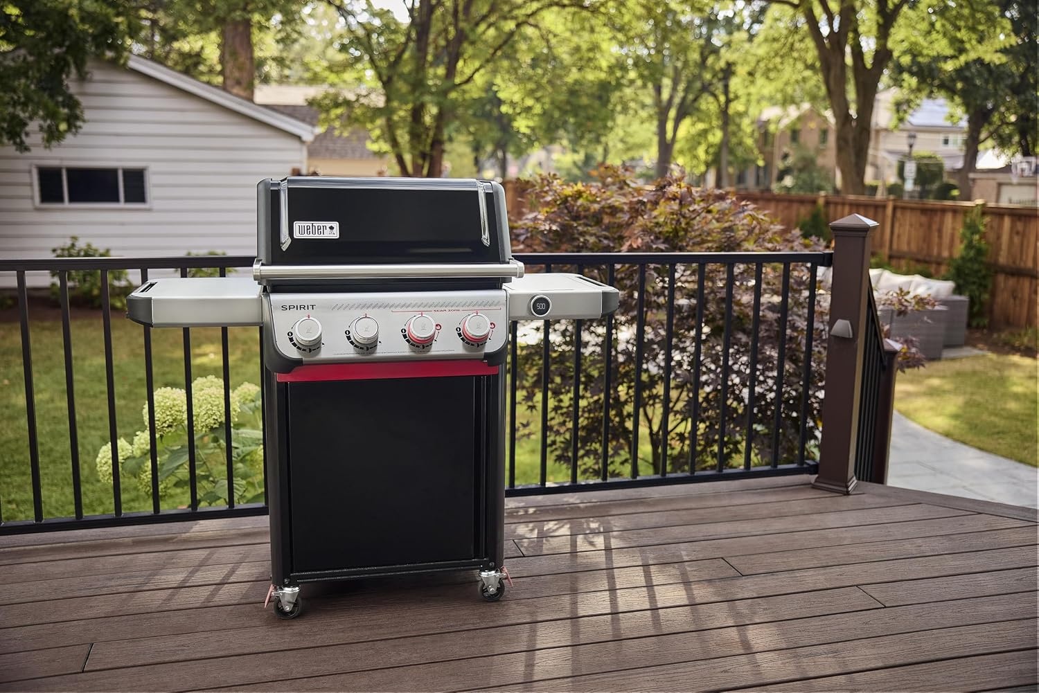 image:imageWeber Spirit EP425 Natural Gas Grill for Outdoor Cooking and BBQ 4 Boost Burners Black4 Burner EP425 Natural Gas