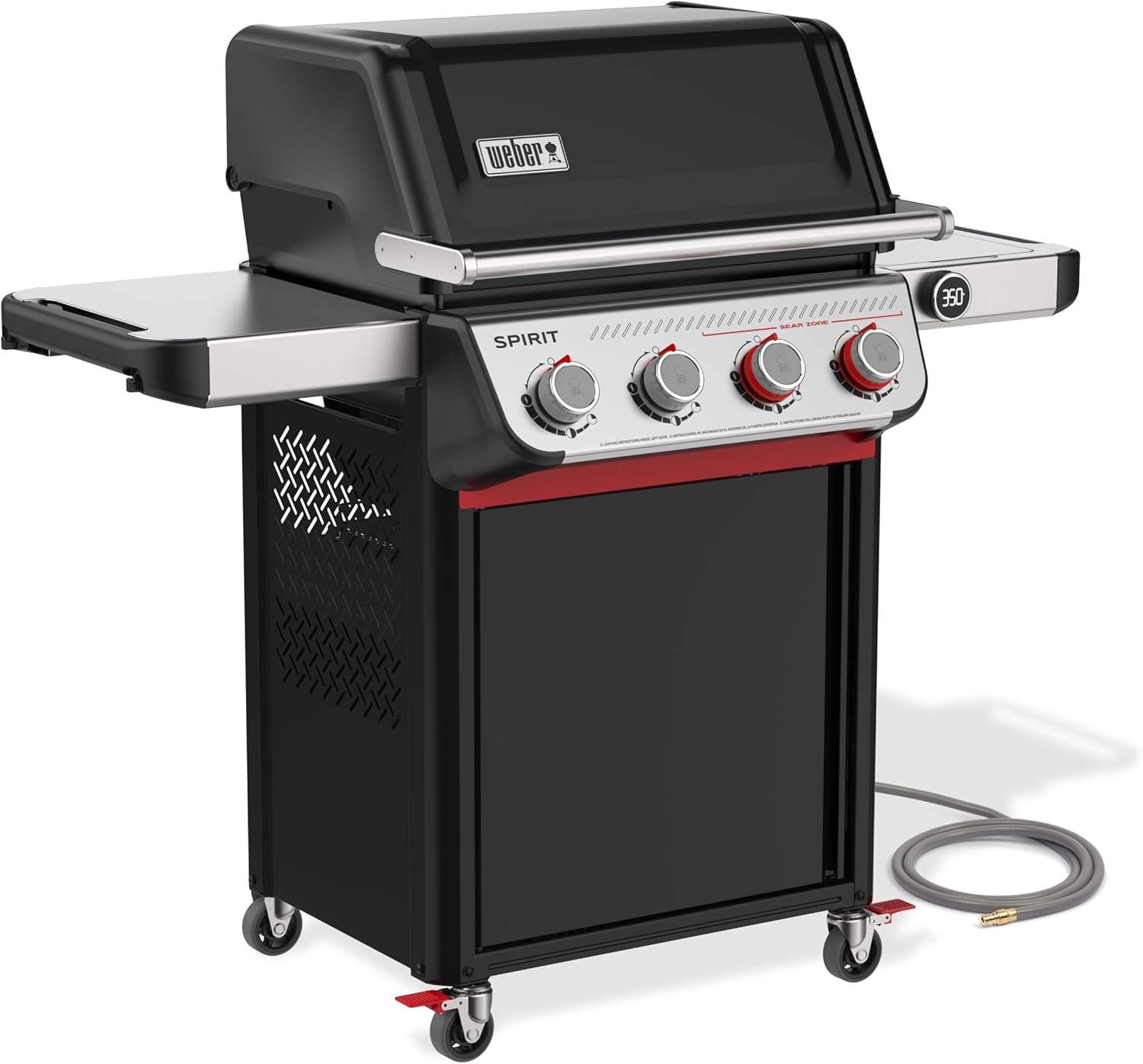 image:imageWeber Spirit EP425 Natural Gas Grill for Outdoor Cooking and BBQ 4 Boost Burners Black4 Burner EP425 Natural Gas