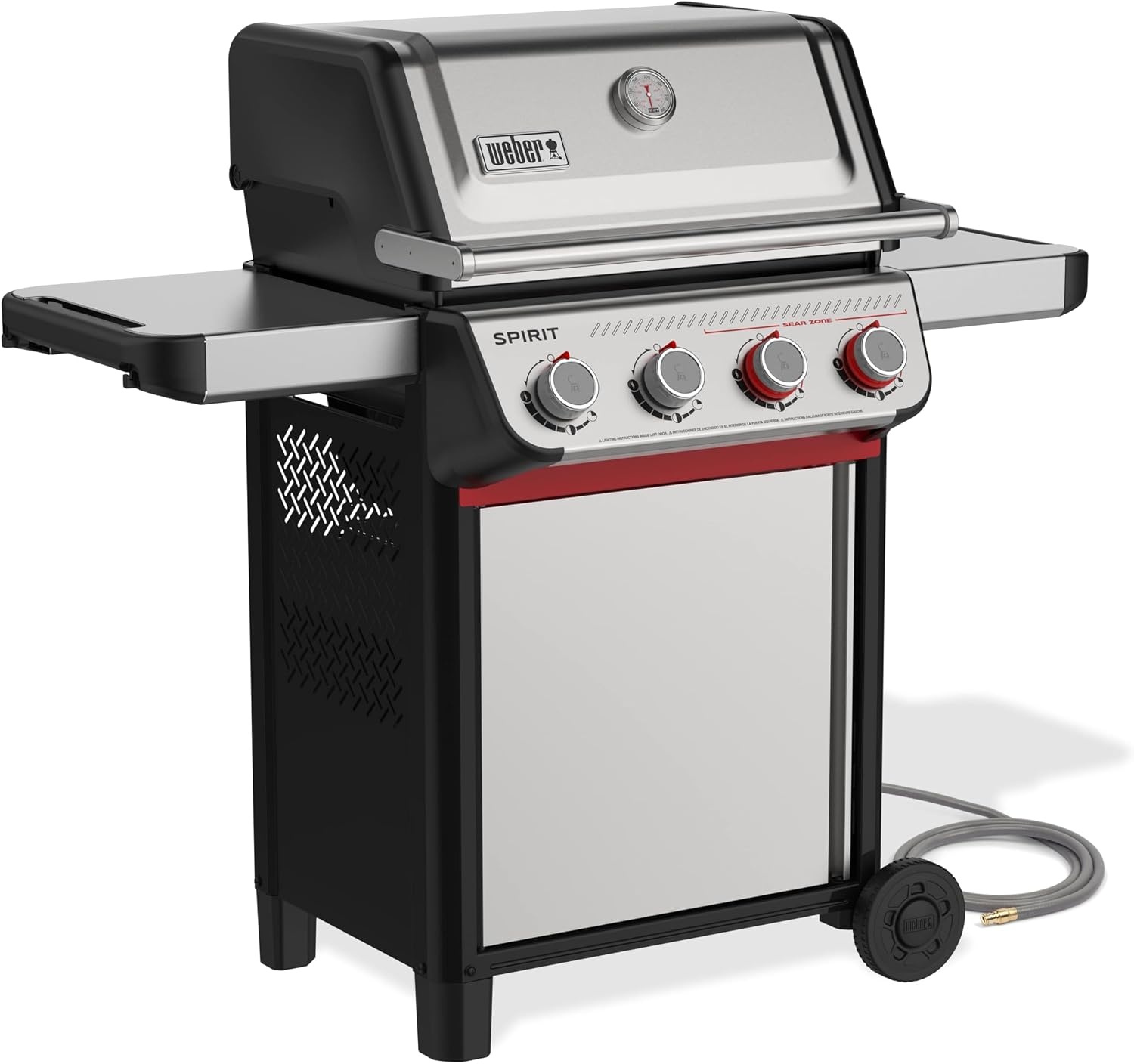 image:imageWeber Spirit S425 Gas Grill Natural Gas BBQ Grill Stainless Steel Grill4Burner Grill S425 Natural Gas