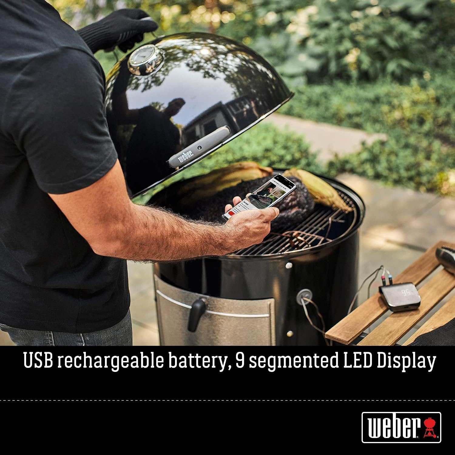 image:imageWeber Summit Kamado Charcoal Grill Cover Black
