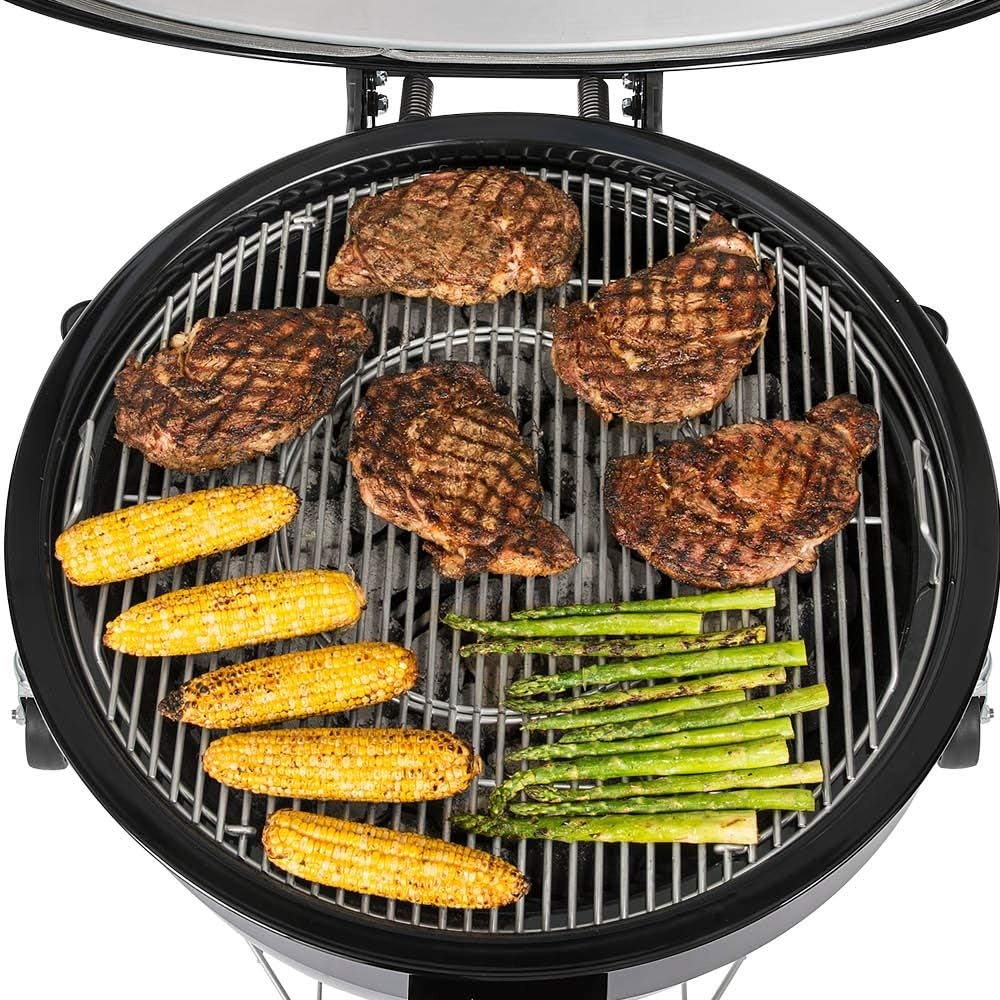 image:imageWeber Summit Kamado S6 Charcoal Grilling Center with Gas Ignition Black