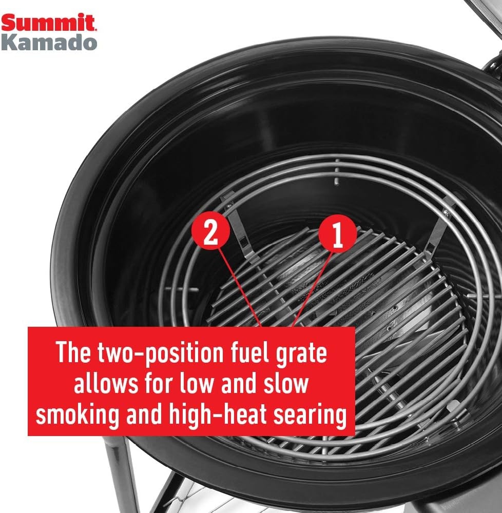 image:imageWeber Summit Kamado S6 Charcoal Grilling Center with Gas Ignition Black