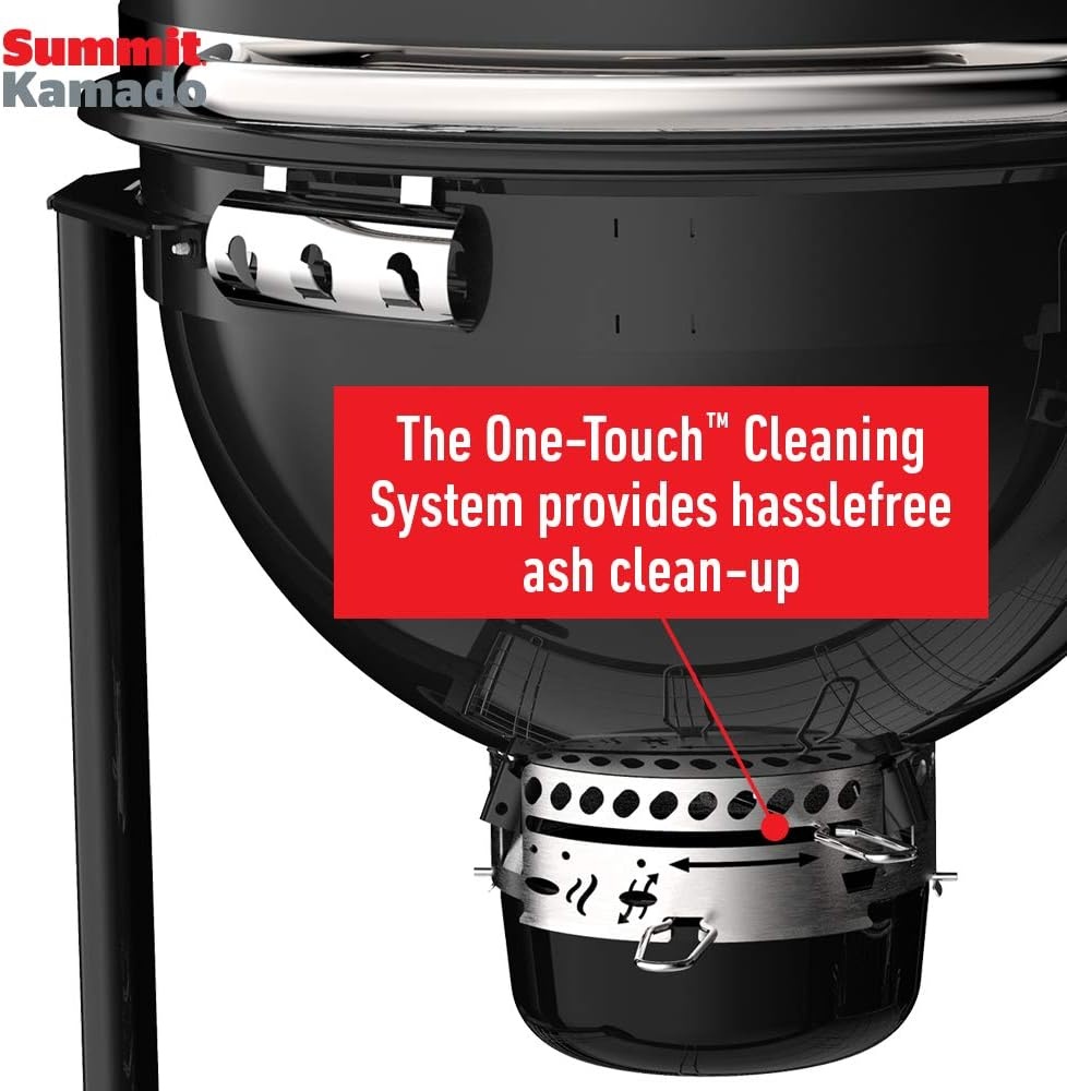 image:imageWeber Summit Kamado S6 Charcoal Grilling Center with Gas Ignition Black