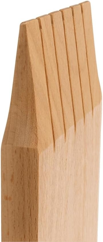 image:imageWeber Wood Scraper Durable Hardwood Grill Scraper for Safe BristleFree Cleaning on All Grate Types GrateConforming Notches