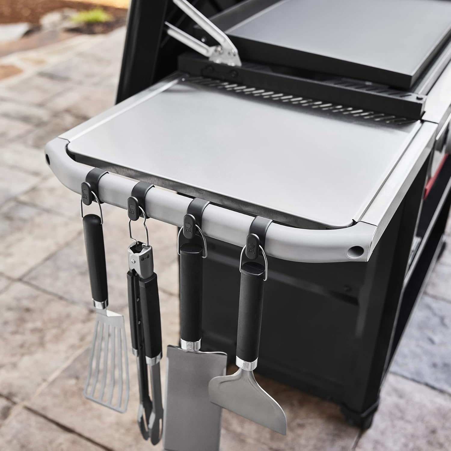 image:imageWeber Works Organizer Kit Paper Towel Holder Garbage Bag Holder amp Hooks