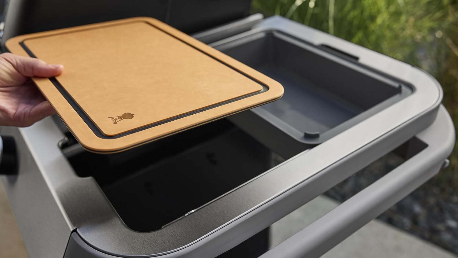 image:imageWeber Works Reversible Cutting Board with Juice Groove