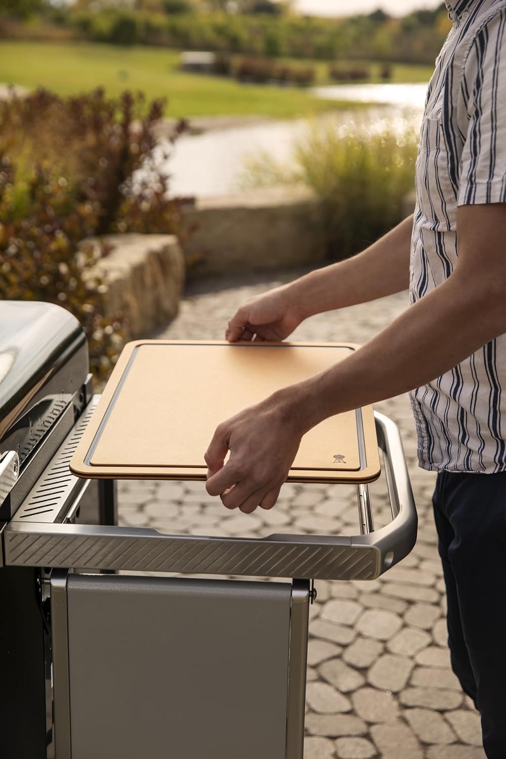 image:imageWeber Works Reversible Cutting Board with Juice Groove