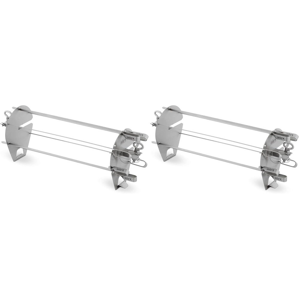 image:imageWeber Crafted Rotisserie Skewers for Gourmet Outdoor CookingLarge Pack of 2