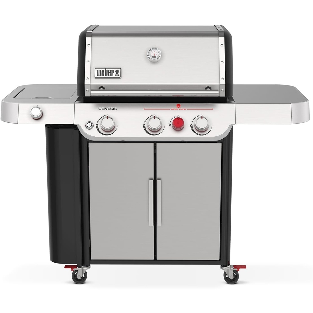 image:imageWeber Genesis E335 Gas Grill for Outdoor Cooking Propane Grill BlackStainless Steel
