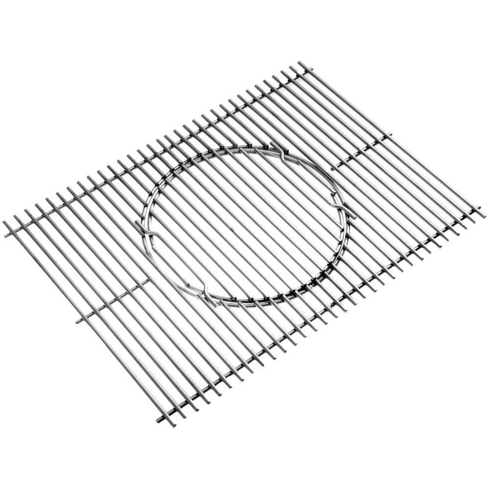 image:imageWeber Gourmet BBQ System Spirit 300 Series Stainless Steel Cooking Grates Includes 12 Insert Fits Spirit 300 amp SmokeFire EX4EX6 See compatibility models