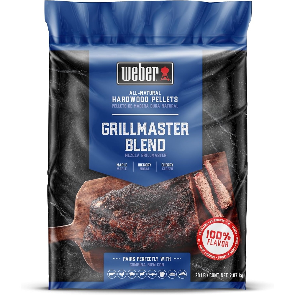 image:imageWeber Grillmaster Blend AllNatural Hardwood Pellets 20 lb BagBlend