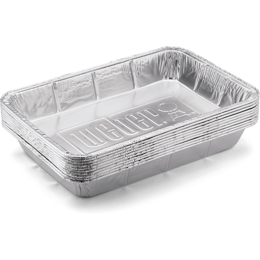 image:imageWeber Large Aluminum Drip Pans 10PackFoil pans Large 10 pcs