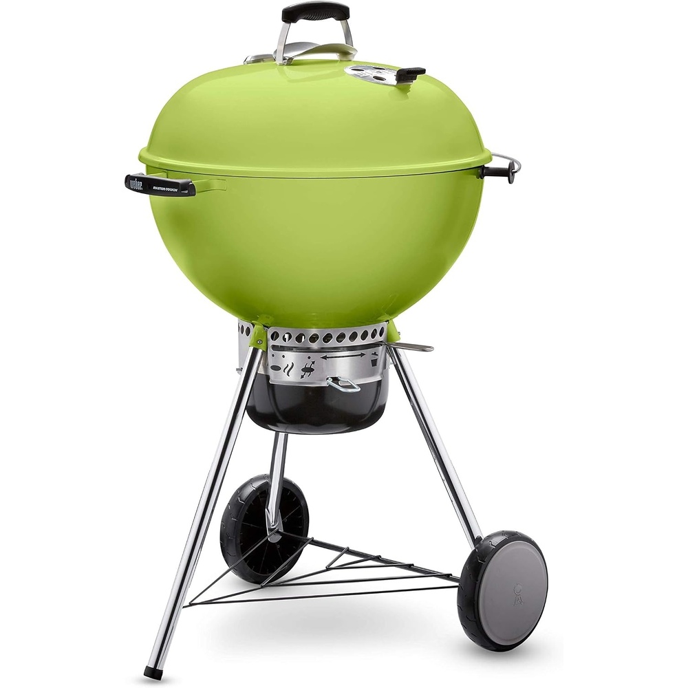 image:imageWeber MasterTouch Charcoal Grill 22Inch BlackSpring Green