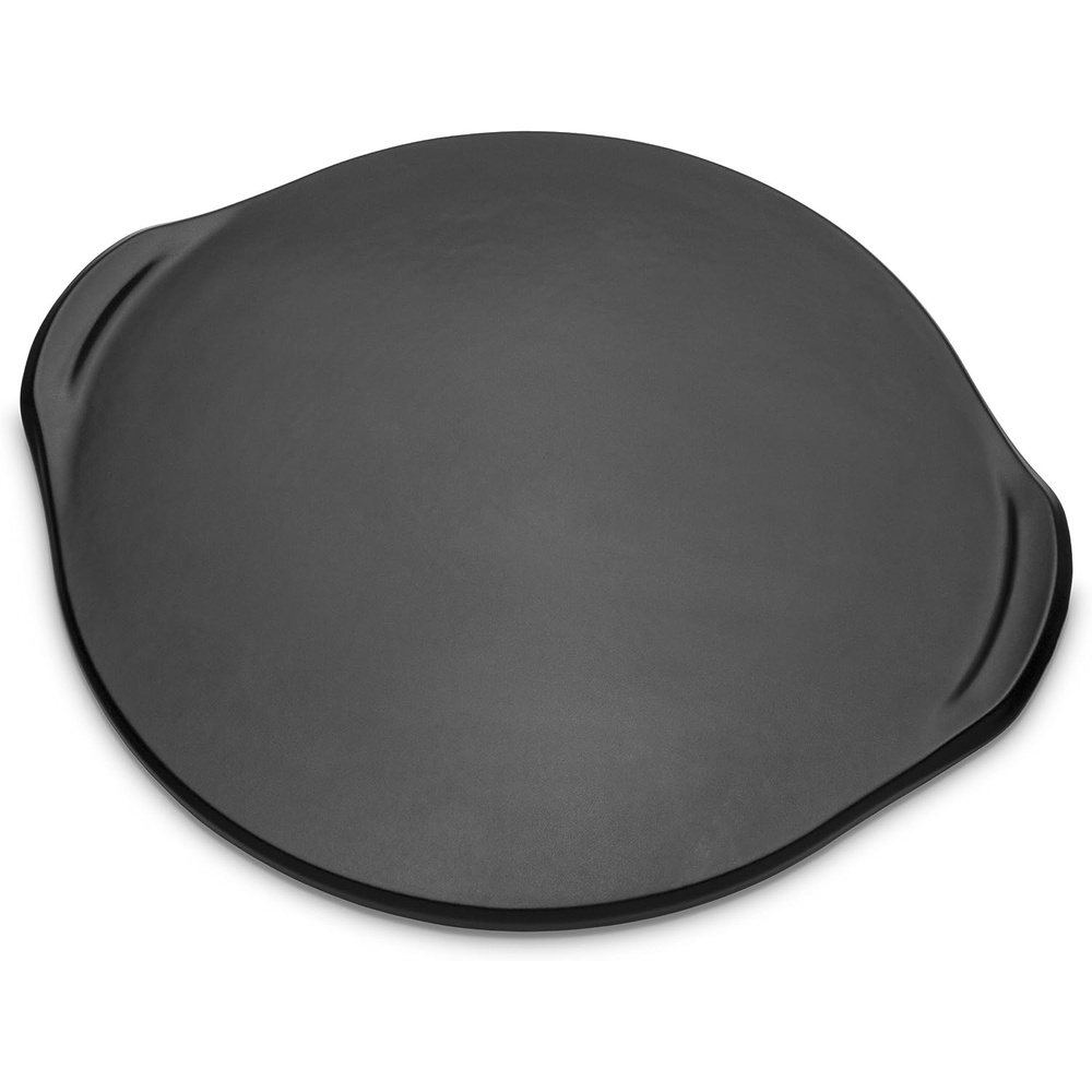 image:imageWeber Pizza Stone with Glazed Finish Grill Pizza Outdoors Black