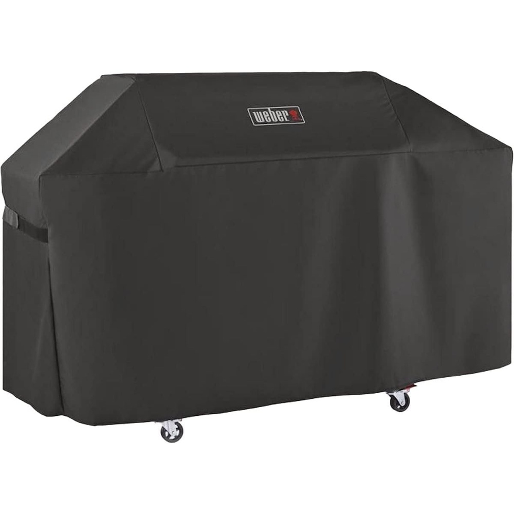 image:imageWeber Premium Outdoor Grill Cover for Select Genesis Gas Grills Black400 Series 4 Burner