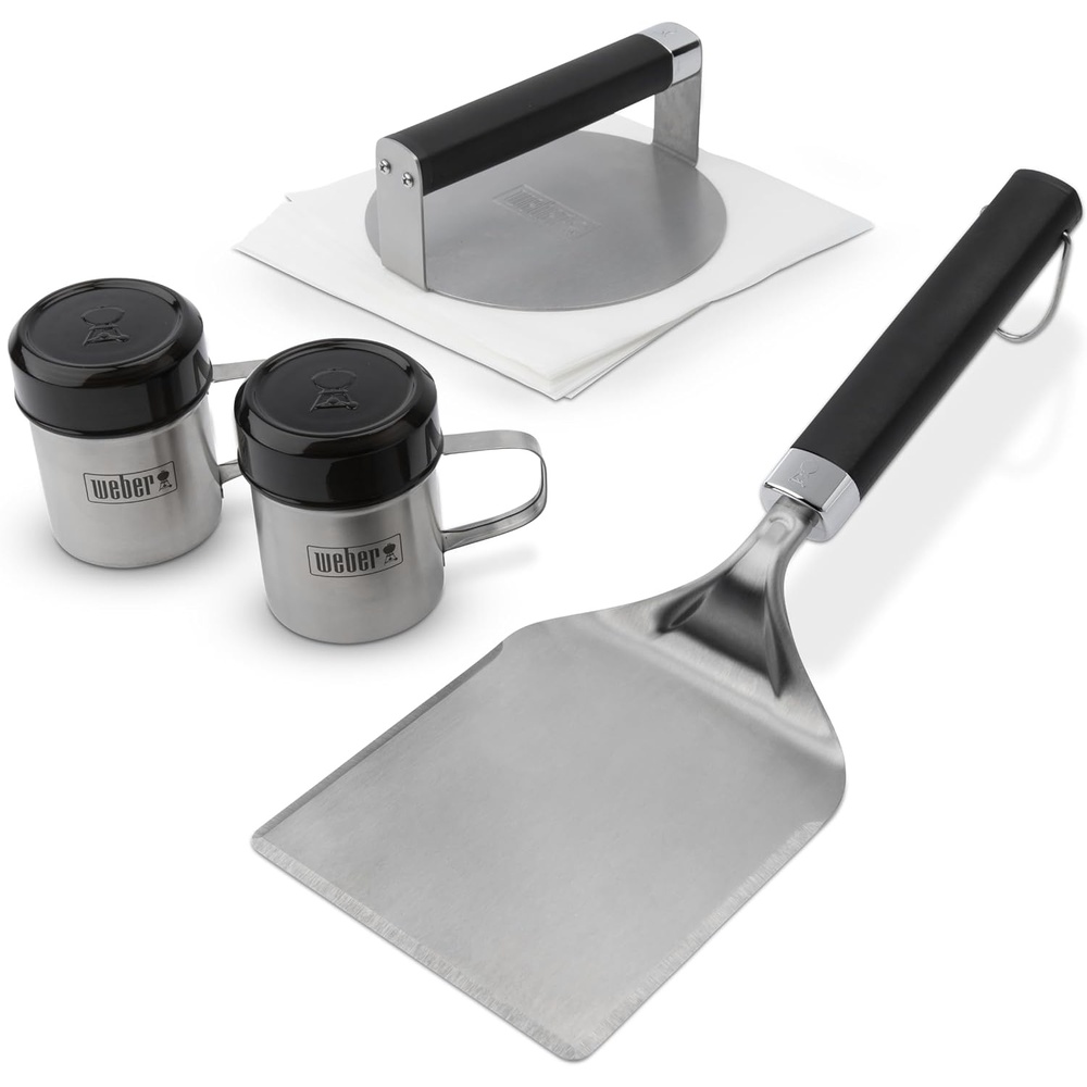image:imageWeber Smashed Burger Set Griddle Accessory