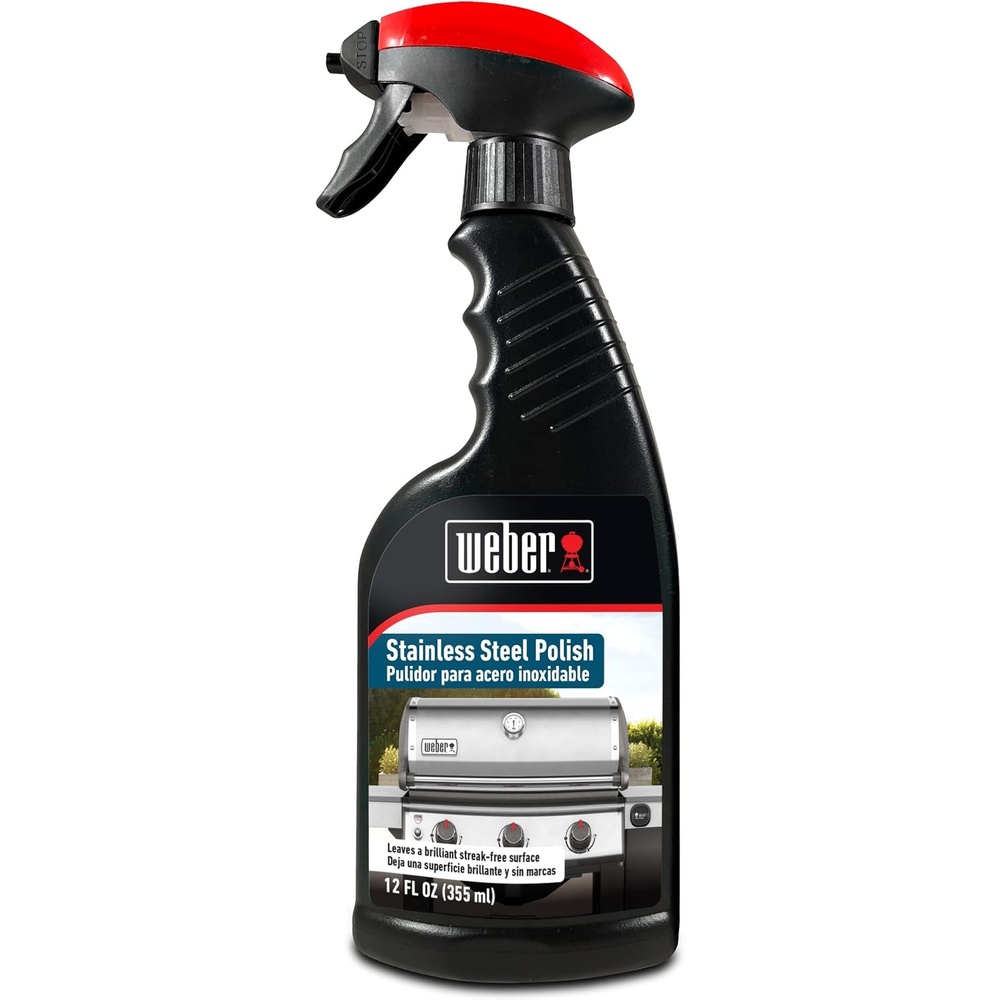 image:imageWeber StainlessSteel Polish 12 oz Grill Cleaner1