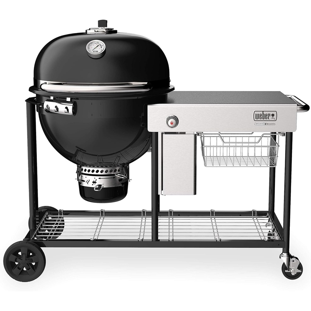 image:imageWeber Summit Kamado S6 Charcoal Grilling Center with Gas Ignition Black