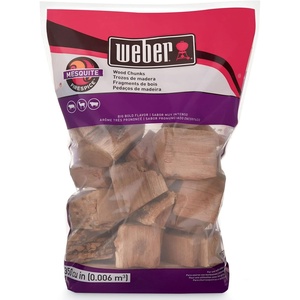 Weber® Cherry Wood Chunks, Outdoor Cooking Fuel, 4 lb(4 lb)