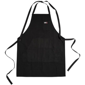 Weber® Crossback Utility Grilling Apron, Black – Liquid‑Repellent Apron with 7 Pockets & Adjustable Fit