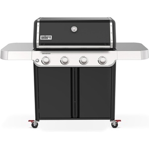 Weber Genesis E-415 Gas Grill for Outdoor Cooking, Natural Gas Grill, Black(Black)