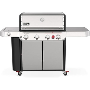 Weber® Genesis S-435 Gas Grill, Propane Grill, Stainless Steel BBQ Grill(Stainless Steel)