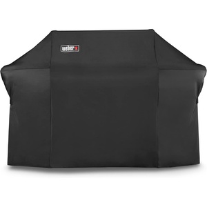 Weber Grill Cover With Storage Bag For Summit 400-Series Gas Grills , Black(600 Series – 6 Burner)