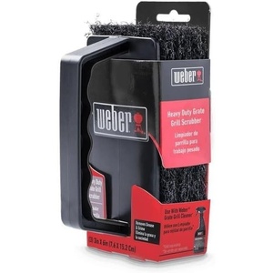 Weber® Grill Grate Scrubber, Grill Cleaning Accessory, Black((Pack of 6))