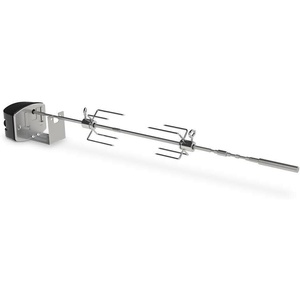 Weber Grill Rotisserie Kit for Spirit 200/300/500/700, Genesis Silver/Gold/Plat/1000-5500 – Great for Slow Roasting Chicken, Lamb, Ribs, or Turkey on your Weber Grill; Includes Spit, Forks, and Motor(Fits Spirit and Spirit II)
