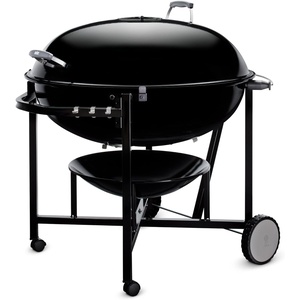 Weber® Ranch Kettle Charcoal Grill, 37-Inch, BBQ Grill, Black